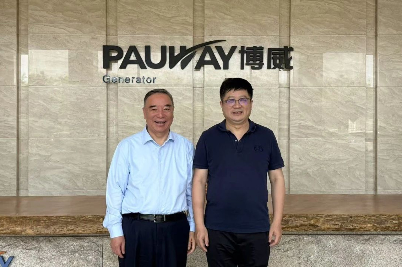 中国上市公司协会会长宋志平一行莅临博威发电机组工厂，共绘高端电力能源出海新蓝图